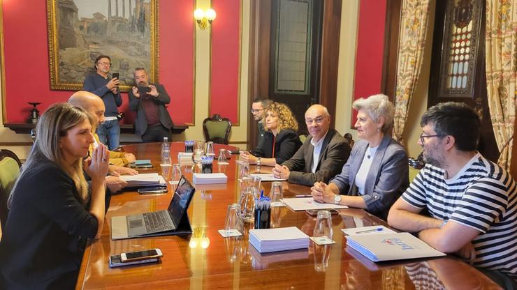 O Goberno local e o BNG da Coruña reúnense para negociar os orzamentos de 2026. BNG / Europa Press