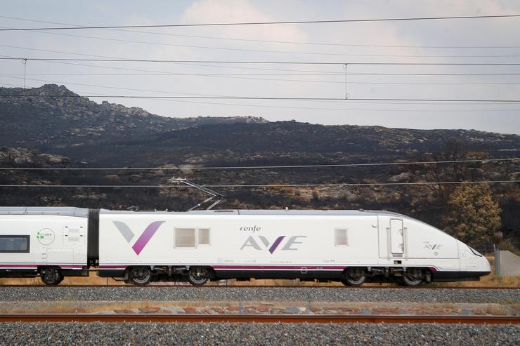 Un tren da liña AVE Madrid-Galicia / Carlos Castro - Arquivo