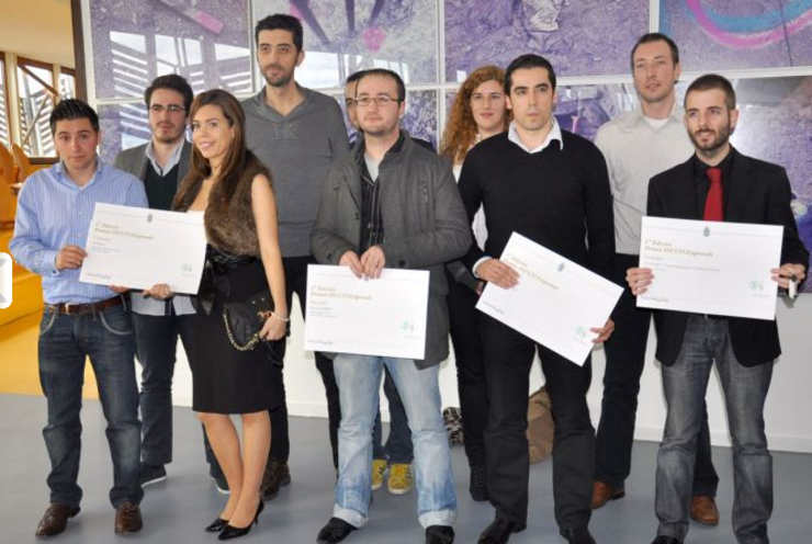 Emprendedores que estrearon a incubadora de empresas da Universidade de Vigo
