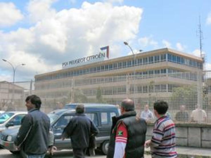 Folga do sector do metalúrxico na factoría de PSA Citroën en Vigo