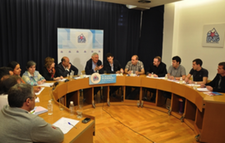 Reunión entre BNG e asinantes do Acordo de Guernika