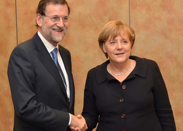 Rajoy e Merkel, líderes de España e Alemania nunha convención de conservadores europeos / EPP Flickr
