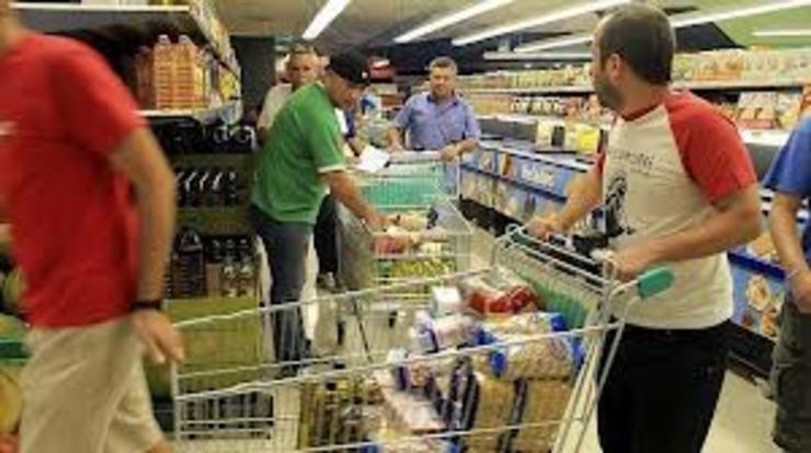 Ocupación de supermercados en Andalucía por membros do SAT