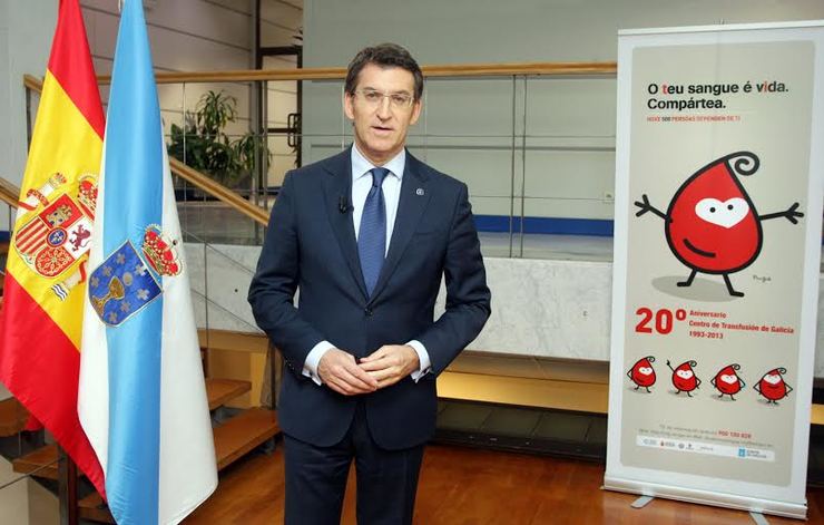 Feijóo na tradicional mensaxe de fin de ano