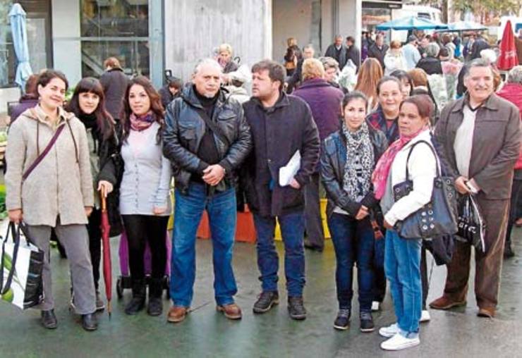 Parte dos integrantes no obradoiro lingüístico de Carballo
