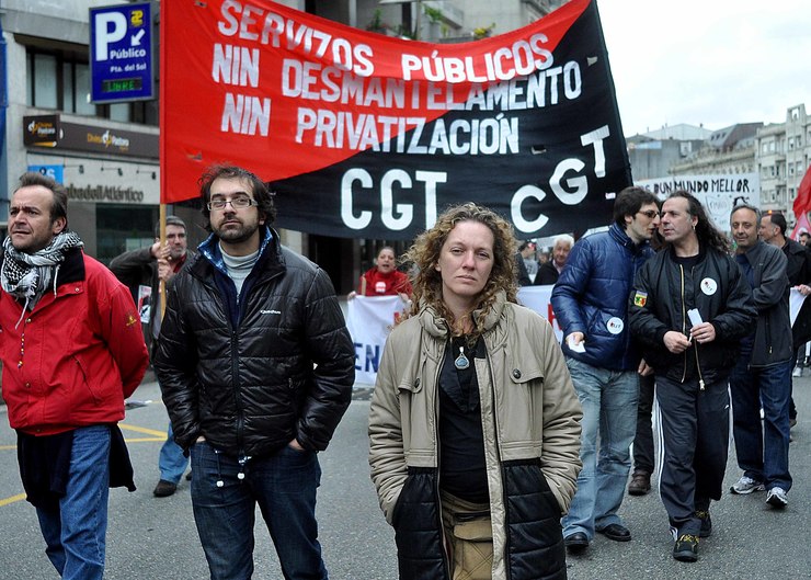 Manifestación da CGT en Vigo o 1 de maio 