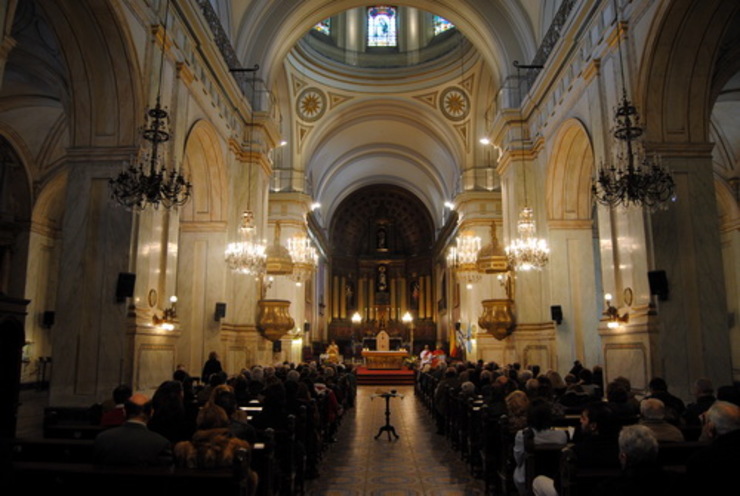 Misa na catedral de Mondoñedo