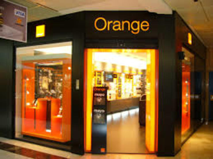 Tenda de telefonía de Orange/ Arquivo