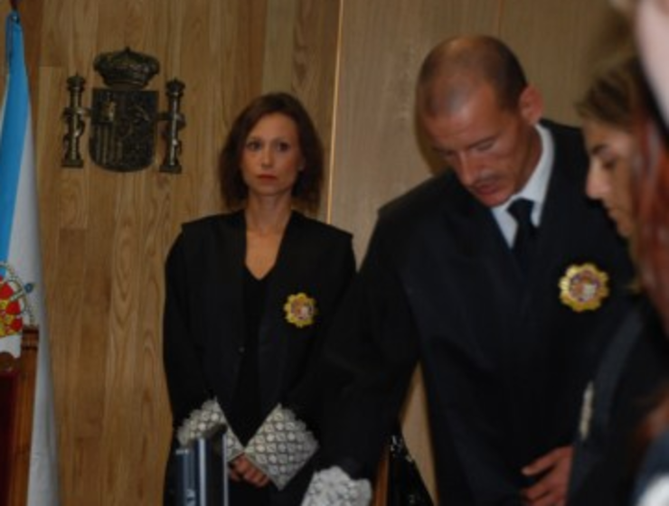 Juan José Begué Lezaun tomando posesión como fiscal de Lugo