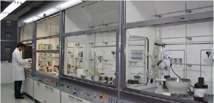 Laboratorio do Centro Singular de Investigación en Química Biolóxica e Materiales Moleculares (CIQUS)
