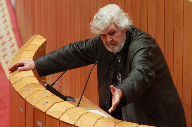 Xosé Manuel Beiras no Parlamento de Galicia