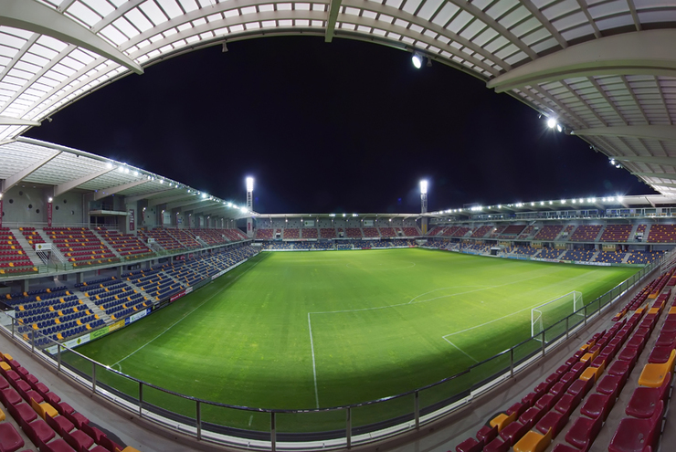 Imaxe do estadio municipal de Pasarón. 