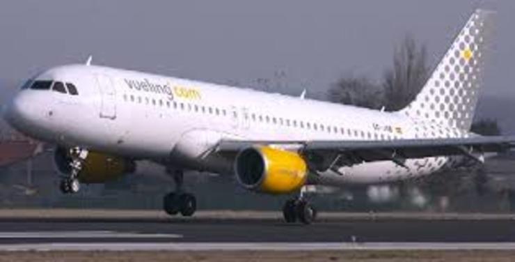 Un avión de Vueling