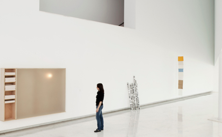 Exposición de arte contemporánea no museo CGAC