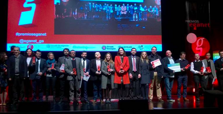Gañadores dos premios EGANET 2014