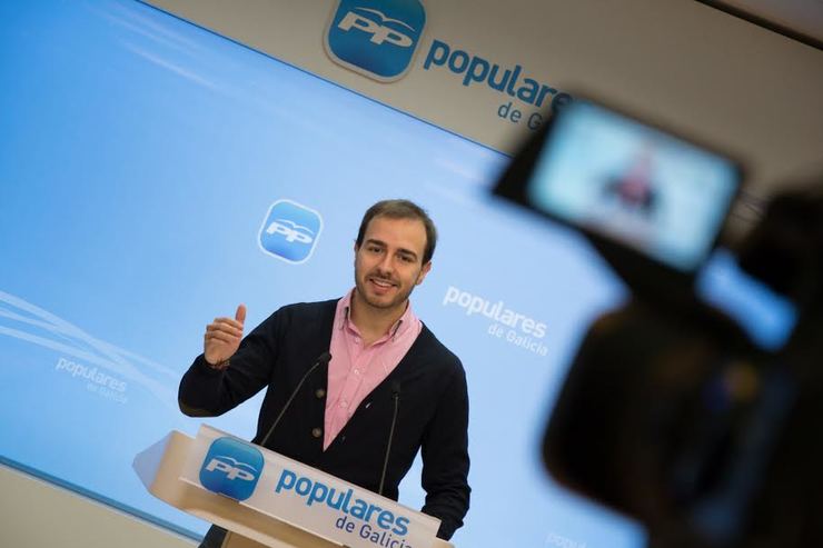 Javier Dorado, deputado do PPdeG e presidente de Nuevas Generaciones 