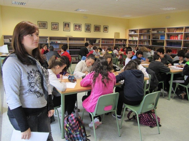 Ledicia Costas nun aula / b-s.colexionslourdes.es