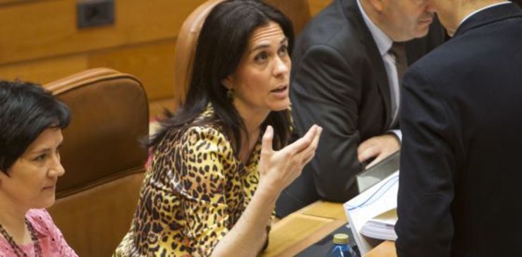 Paula Prado no Parlamento Galego