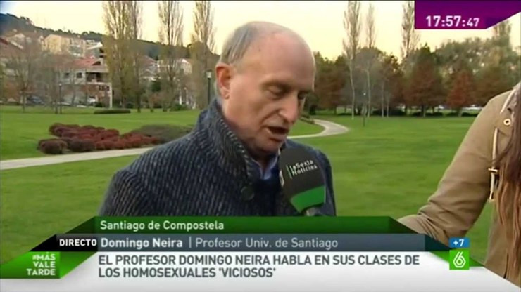 O profesor Domingo Neira 