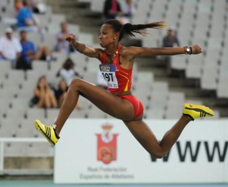 A atleta ribeirense Ana Peleteiro.