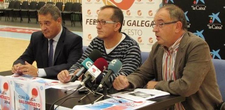 >Presentación da Copa Galicia no Pazo de Deportes lucense. 