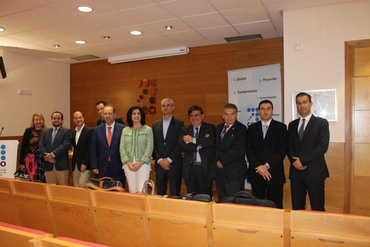 Empresarios de Ourense nunha reunión coa PEXGA