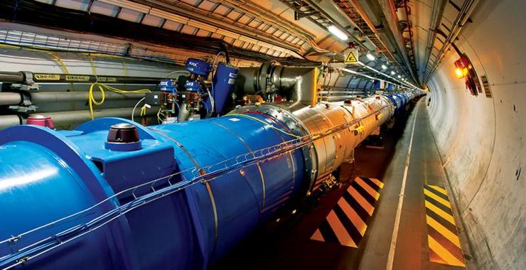 O Large Hadron Collider (Gran Colisionador de Hadróns) / CERN. 
