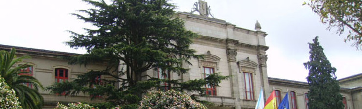 Sede do Parlamento de Galicia na rúa do Hórreo de Santiago