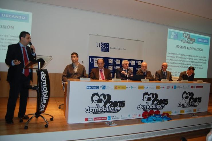 Presentación doD3Mobile Metrology World League 2015 en Lugo / USC 