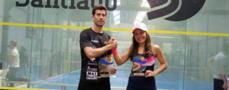Borja Golán e Xisela Aranda, de novo campións. 