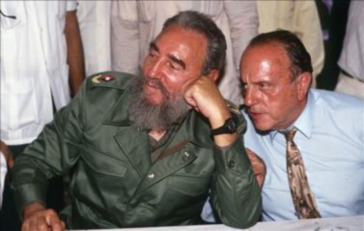 Fidel Castro e Manuel Fraga