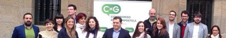 Candidatura de Compromiso por Galicia en Compostela, con Xosé Antón López como candidato