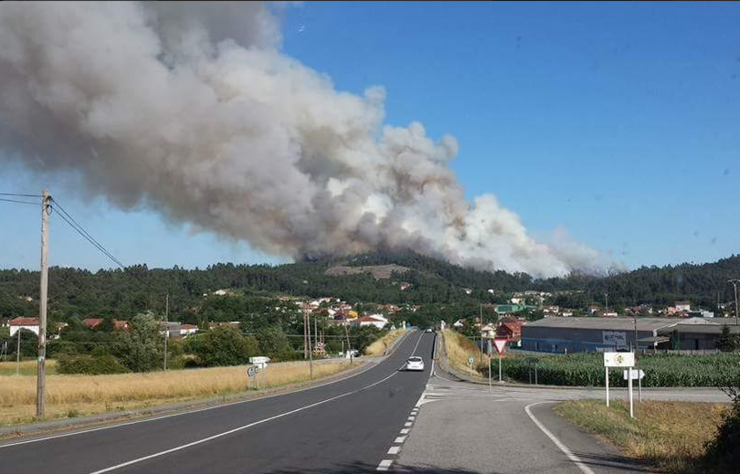Incendio rexistrado no concello lugués de Sober
