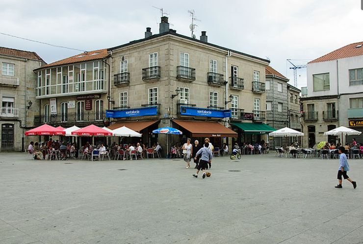 Praza Maior de Xinzo.