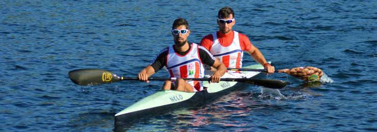 A parella do Kayak Gabriel Pavón e Rubén Millán, clasificados para a final do K2 1.000. / Fegapi