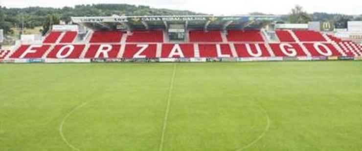 'Forza Lugo', na nova bancada do Anxo Carro. 
