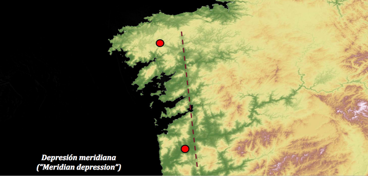 Depresión meridiana, posible vía de entrada dos romanos en Galicia