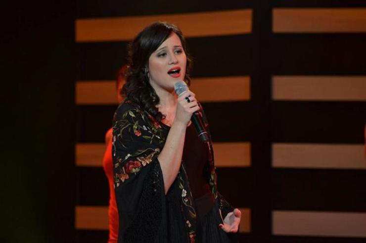 A cantante Iria Quintáns 