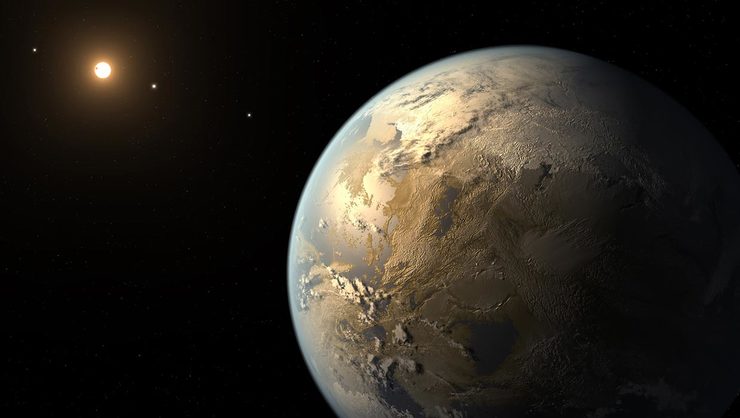 Representación dun exoplaneta semellante á Terra / NASA.