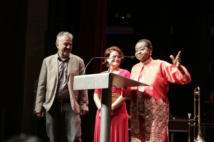 Calypso Rose recibe o premio WOMEX en Santiago de Compostela 