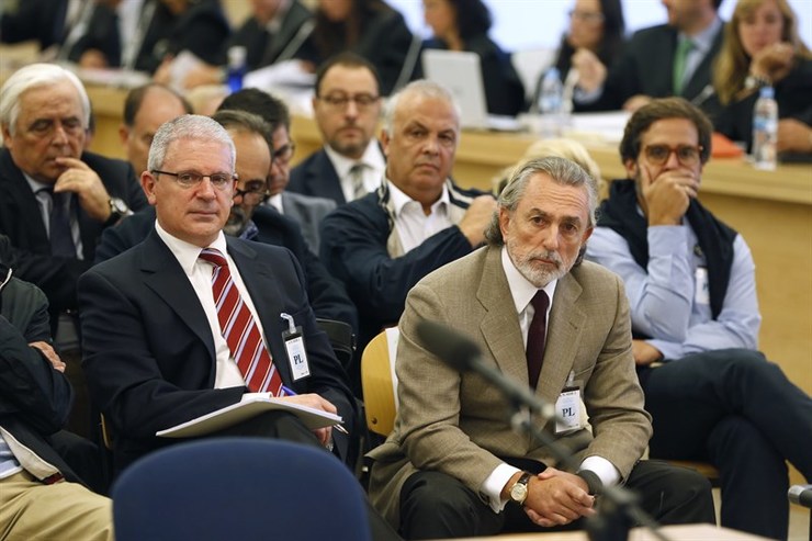 Pablo Crespo e Francisco Correa no xuízo da Gürtel 