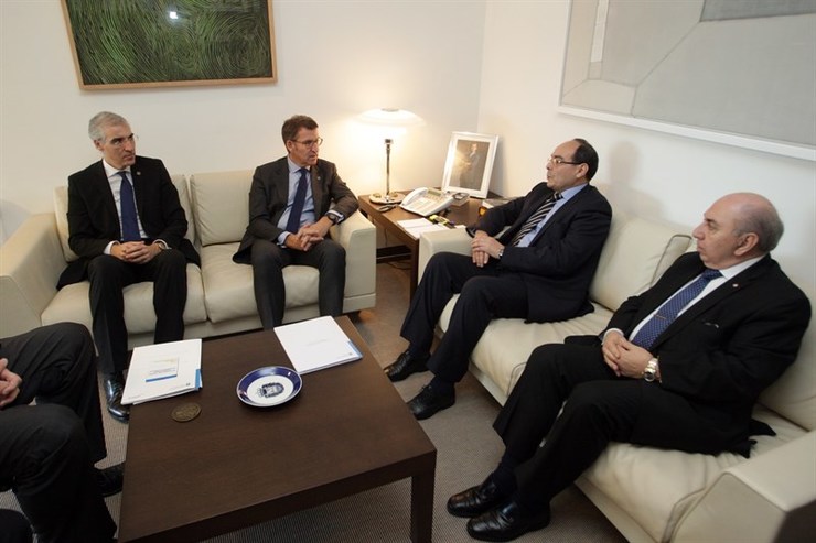 Feijóo co embaixador do Paraguai en España / Conchi Paz-Xunta