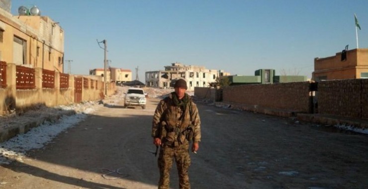 Arges Artiga, é o nome ficticio do miliciano galego que loitou en Siria contra o Daehs a carón da YPG