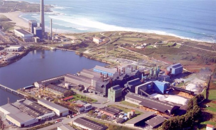 Instalacións de Ferroglobe no parque industrial de Sabón-Arteixo / Ferroglobe.
