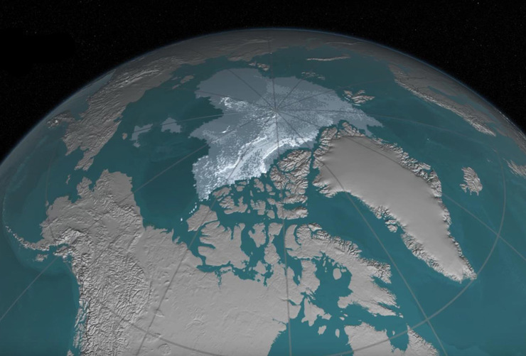 Imaxe da rexión ártica