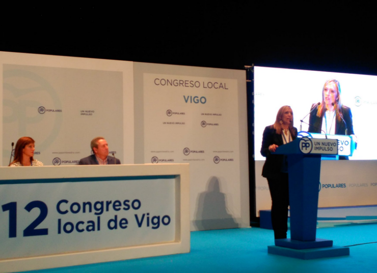 Elena Muñoz no Congreso do PP en Vigo