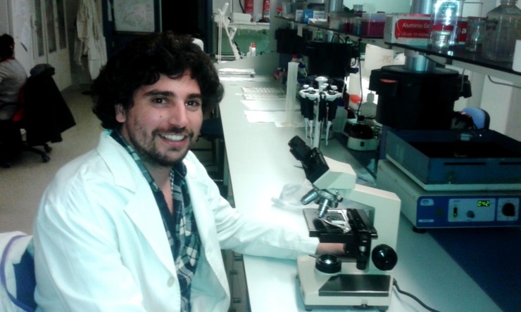 Gabriel Santos, do grupo de investigación Brainshark da Universidade de Santiago 
