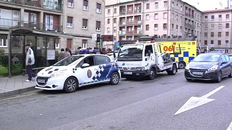 Un dos atropelos mortais que tivo lugar en Ourense 