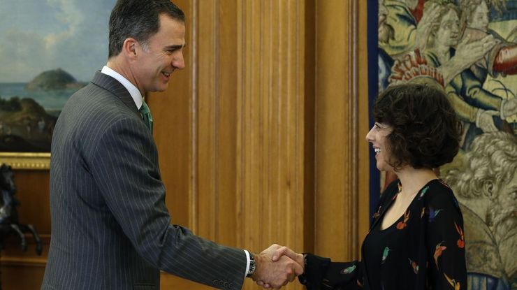 O rei Felipe VI recibe a portavoz de En Marea, Alexandra Fernández / A.D./lainformacion.com