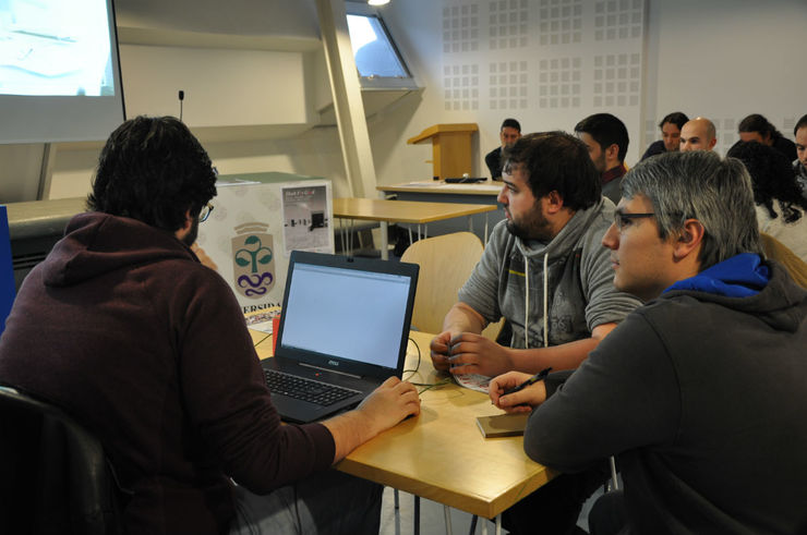 Participantes no HackForGood en Vigo na edición de 2016 
